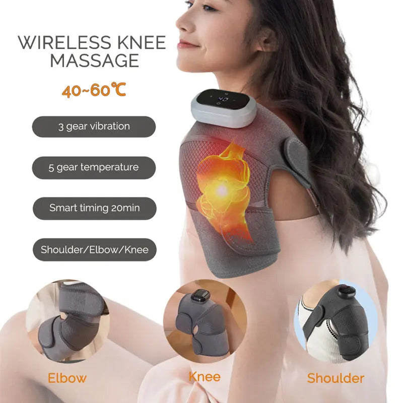3D Knee Massage Machine High Frequency Vibration Masssager for Shoulder Elbow Knee